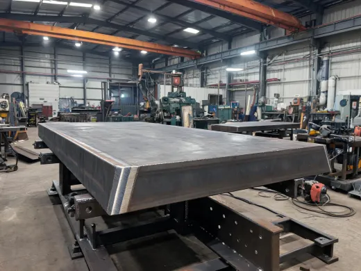 Energy fabrication steel plate